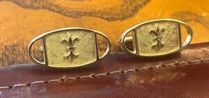 Men's VTG Gold Tone Swank Cufflinks